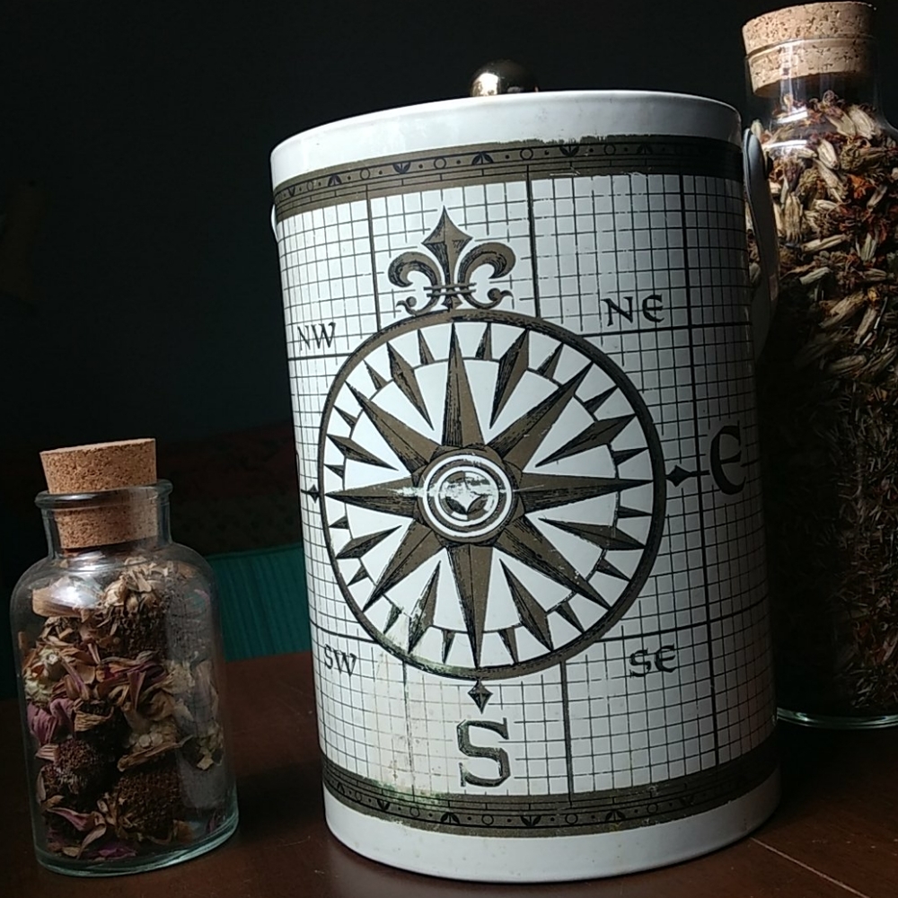 Rare Georges Briard Ice Bucket Compass & Anchor